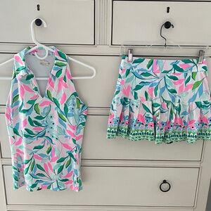 Lilly Pulitzer Luxletic Top and skirt